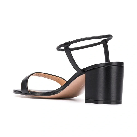 Gianvito Rossi Nikki 60 100% Leather Made in Italy Sandal Heels - Picture 2 of 10
